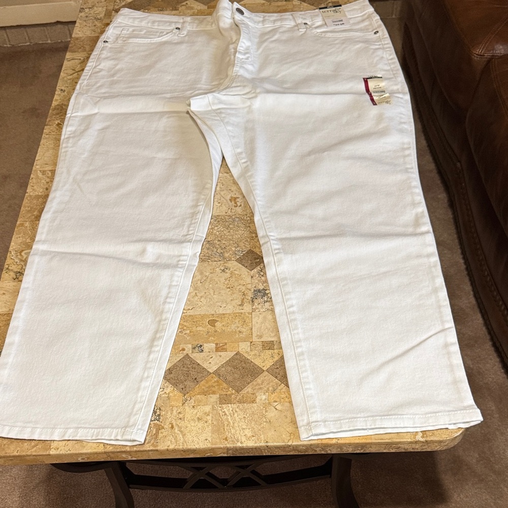 Terra & Sky Cream Denim Pants